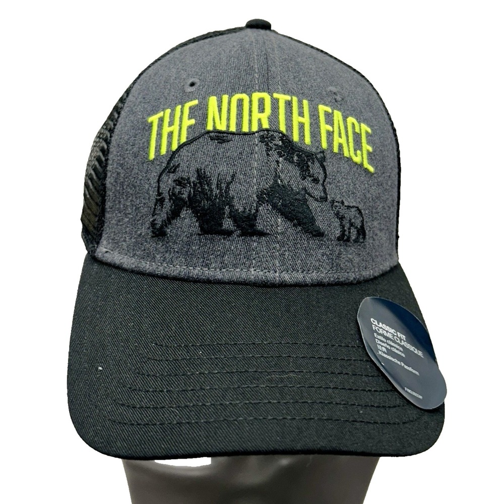 The North Face EMB One Size Mudder Trucker TNF Medium Grey Bear Cub Hat (YB)
